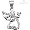 ADANITO SSP028722 - Strieborný prívesok anjel so zirkónmi ADANITO SSP028722 - Strieborný prívesok anjel so zirkónmi