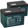 Trakčný olovený akumulátor 24V 12Ah GETI Trakčný olovený akumulátor 24V 12Ah GETI