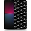 Picasee silikónový čierny obal pre Sony Xperia 10 IV 5G - Separ - White On Black Picasee silikónový čierny obal pre Sony Xperia 10 IV 5G - Separ - White On Black