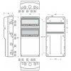 ACQUA Combi 3977 - Plastová rozvodnicová skrina na povrch, 32 modulov (2x16), IP65 ACQUA Combi 3977 - Plastová rozvodnicová skrina na povrch, 32 modulov (2x16), IP65