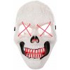 Verk Desivá svietiaca maska lebka bieloružová Verk Desivá svietiaca maska lebka bieloružová