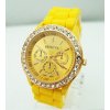 Geneva Gold Diamond hodinky žlté Geneva Gold Diamond hodinky žlté