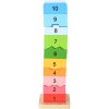 Bigjigs Drevená motorická veža s číslicami Bigjigs Drevená motorická veža s číslicami