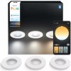 Zapustené svietidlo 3x GU10 2200–6500K biela IP44 Philips HUE White Ambiance Adore 8721103073020 balenie 3 ks Zapustené svietidlo 3x GU10 2200–6500K biela IP44 Philips HUE White Ambiance Adore 8721103073020 balenie 3 ks