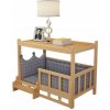 DREVENÝ NOČNÝ LÔŽKO PRE PSA MAČKU SPÁLNE NA SCHODISKÁ 75x50x65 CM DREVENÝ NOČNÝ LÔŽKO PRE PSA MAČKU SPÁLNE NA SCHODISKÁ 75x50x65 CM