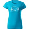 T-ričko Alfa Romeo Giulia 952 dámske tričko Farba trička: Tyrkysová, Farba potlače: Biela, Veľkosť: XXL T-ričko Alfa Romeo Giulia 952 dámske tričko Farba trička: Tyrkysová, Farba potlače: Biela, Veľkosť: XXL