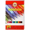 Pastelov á ceruzka v laku PROGRESSO, 24 ks Pastelov á ceruzka v laku PROGRESSO, 24 ks