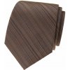 Kravata so žíhaným vzorom hnedá Kravata so žíhaným vzorom hnedá