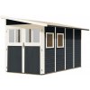 KARIBU HOLZTECHNIK Drevený domček KARIBU WANDLITZ 4 (38750) antracit LG3093 KARIBU HOLZTECHNIK Drevený domček KARIBU WANDLITZ 4 (38750) antracit LG3093