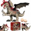 Dinosaurus Interaktívny Vystupuje Vajcia Chodí Ryčí Svietiaci Pysk Led Zvuk Dinosaurus Interaktívny Vystupuje Vajcia Chodí Ryčí Svietiaci Pysk Led Zvuk