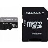 ADATA microSDXC 64GB UHS-I U1 + adapter AUSDX64GUICL10-RA1 ADATA microSDXC 64GB UHS-I U1 + adapter AUSDX64GUICL10-RA1