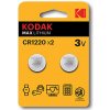 Batéria jednorázová líthiová, gombíková, CR1220, 3V, Kodak, blister, 2-pack, KOD-1220BL2 Batéria jednorázová líthiová, gombíková, CR1220, 3V, Kodak, blister, 2-pack, KOD-1220BL2