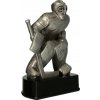 RFST3031/S Figúrka odlievaná hokej brankár strieborná H-22 cm 22 cm