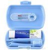CURAPROX Kids travel set modrý (1x zubná kefka, 2x medzizubná kefka CPS, 1x zubná pasta mäta 6+ 10 ml, 1x nálepka) 1x1 set CURAPROX Kids travel set modrý (1x zubná kefka, 2x medzizubná kefka CPS, 1x zubná pasta mäta 6+ 10 ml, 1x nálepka) 1x1 set