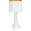 Kartell Bourgie stolová LED lampa E14, biela/zlatá - G9076 00 Kartell Bourgie stolová LED lampa E14, biela/zlatá - G9076 00