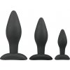Easytoys Rocket análny kolík set čierný 3 diely