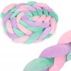 Ricokids Pletenec do postieľky 3m mätovo ružová a fialová Ricokids Pletenec do postieľky 3m mätovo ružová a fialová