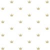 Origin, Detská biela vliesová tapeta so zlatými korunkami 347678, Precious, rozměry 0,53 x 10,05 m Origin, Detská biela vliesová tapeta so zlatými korunkami 347678, Precious, rozměry 0,53 x 10,05 m