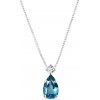 Prívesok z bieleho zlata s London blue topásom KLENOTA K0667132 Prívesok z bieleho zlata s London blue topásom KLENOTA K0667132