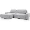 Rohová rozkladacia sedačka Cord - svetlosivá Strana: Ľavá Rohová rozkladacia sedačka Cord - svetlosivá Strana: Ľavá