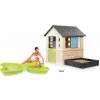 Set domček s pieskoviskom a záhradkou Square Life 2v1 Smoby rozšíriteľný a pieskovisko Motýľ s vodotryskom Set domček s pieskoviskom a záhradkou Square Life 2v1 Smoby rozšíriteľný a pieskovisko Motýľ s vodotryskom