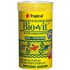 TROPICAL Bio-vit 100ml/20g vločkové krmivo s vysokým obsahom rastlinných zložiek pre akváriové ryby