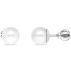 Dámske perlové náušnice z bieleho zlata k8964b Dámske perlové náušnice z bieleho zlata k8964b