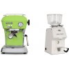 Ascaso Dream ONE, Fresh Pistachio + Ascaso H64, white Ascaso Dream ONE, Fresh Pistachio + Ascaso H64, white