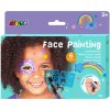 Maľovanie na tvár – dúha, 6 farieb Maľovanie na tvár – dúha, 6 farieb
