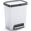 Compatta KIS 25 L Odpadkový kôš 38 x 28 x 43 cm steel