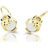 Cutie zlaté náušnice sovy C3757 CUC3757-10-12-X-1