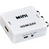 Konvertor HDMI2AV, HDMI / AV - analogové kompozitní video + audio Konvertor HDMI2AV, HDMI / AV - analogové kompozitní video + audio