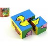 Teddies kostky kubus moje první zvířátka 4 ks v krabici Teddies kostky kubus moje první zvířátka 4 ks v krabici