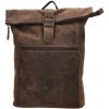 Kožený unisex batoh Hide & Stitches Idaho - tmavo hnedý 19L Kožený unisex batoh Hide & Stitches Idaho - tmavo hnedý 19L