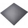Stropná dažďová sprcha CHDE matná čierna 50x50 cm so 4 háčikmi Stropná dažďová sprcha CHDE matná čierna 50x50 cm so 4 háčikmi
