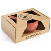 Kupilka dárková sada KUKSA 210 ml + talíř + čajová lžička - Cranberry (RED) Kupilka dárková sada KUKSA 210 ml + talíř + čajová lžička - Cranberry (RED)