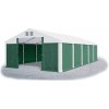 Skladový stan 5x10x2,5m strecha PVC 560g/m2 boky PVC 500g/m2 konštrukcie ZIMA PLUS Bílá Zelená Bílá Skladový stan 5x10x2,5m strecha PVC 560g/m2 boky PVC 500g/m2 konštrukcie ZIMA PLUS Bílá Zelená Bílá