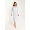 2XL-3XL dámska nočná košeľa Regina 161 Z25/26 XXL modrá 2XL-3XL dámska nočná košeľa Regina 161 Z25/26 XXL modrá