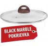 Pokrievka MagicHome Black Marble Line, 24 cm Pokrievka MagicHome Black Marble Line, 24 cm
