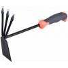 EXTOL PREMIUM 8877042 zahradní motyčka s kypřičem tříhrotým, délka 31cm EXTOL PREMIUM 8877042 zahradní motyčka s kypřičem tříhrotým, délka 31cm