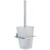 Aquaristo Style WC kefa na stenu ENZO s držiakom chróm-sklo Aquaristo Style WC kefa na stenu ENZO s držiakom chróm-sklo