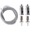 BERGE Montážne káble závesné lano pre LED profily 2 kusy 2 m nastaviteľné oceľové BERGE Montážne káble závesné lano pre LED profily 2 kusy 2 m nastaviteľné oceľové