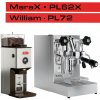 Set Lelit MaraX PL62X V2 + William PL72