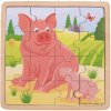 Puzzle Bigjigs Toys - Prasiatko s prasiatkom Puzzle Bigjigs Toys - Prasiatko s prasiatkom