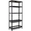 Policový regál s drôtenými košmi Trestles RNDU-KUI 1800x900x400, nosnosť 625 kg, 3 police, 2 koše, čierny Policový regál s drôtenými košmi Trestles RNDU-KUI 1800x900x400, nosnosť 625 kg, 3 police, 2 koše, čierny