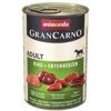 Animonda GRANCARNO® dog adult hovädzie a kačacie srdiečka 400g konzerva Animonda GRANCARNO® dog adult hovädzie a kačacie srdiečka 400g konzerva