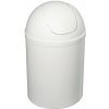 Aqualine Odpadkový kôš výklopný, 5 l, plast, biela 20309 Aqualine Odpadkový kôš výklopný, 5 l, plast, biela 20309