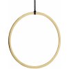 MADAM STOLTZ Závesný kruh na dekorovanie Gold 28 cm MADAM STOLTZ Závesný kruh na dekorovanie Gold 28 cm