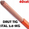 TYSWELD Zvárací drôt TIG SG2, 2,0mm, 1kg TYSWELD Zvárací drôt TIG SG2, 2,0mm, 1kg
