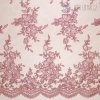 Luxusná staroružová čipka s vyšívanými kvetmi 1 m Luxusná staroružová čipka s vyšívanými kvetmi 1 m
